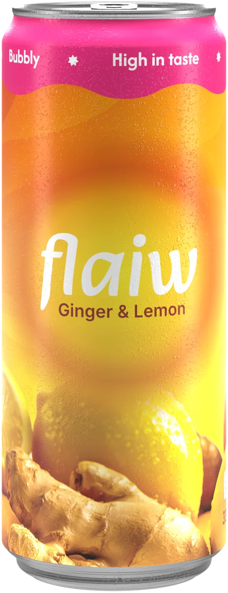 Plechovka flaiw Ginger & Lemon