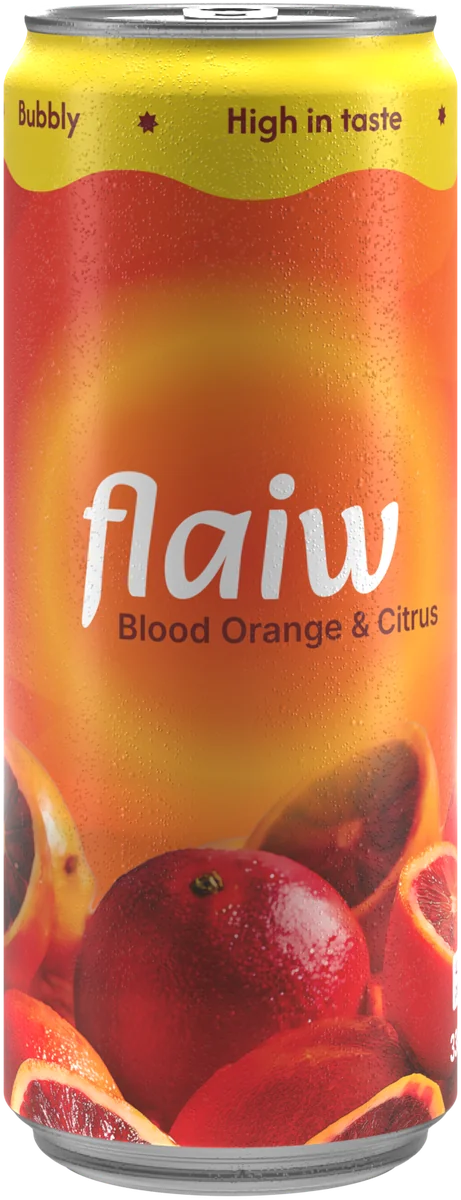 Plechovka flaiw Blood Orange & Citrus
